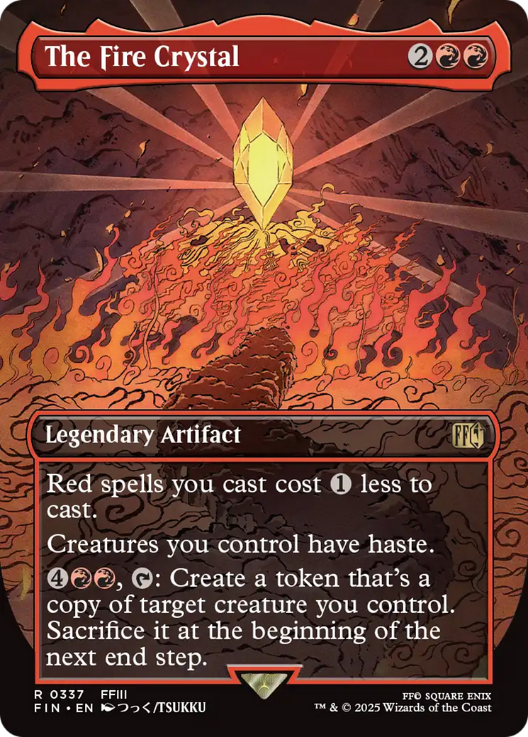 The Fire Crystal - Borderless - Full Art [FIN-337]