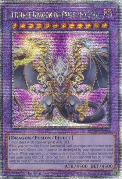 Ultimate Dragon of Pride and Soul (Quarter Century Secret Rare) [ROTA-EN000-QCSR]
