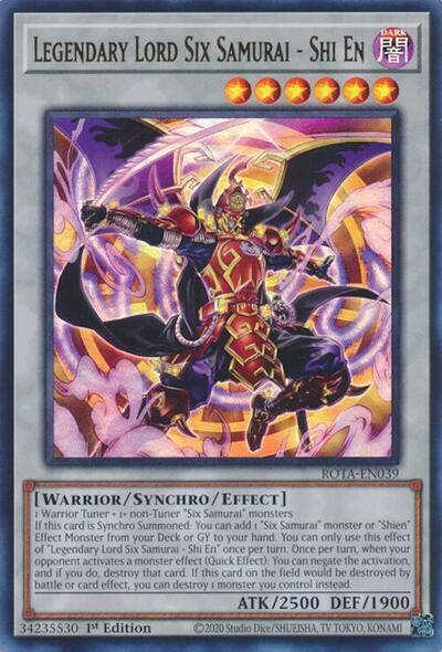 Legendary Lord Six Samurai - Shi En (Ultra Rare) [ROTA-EN039-UR]