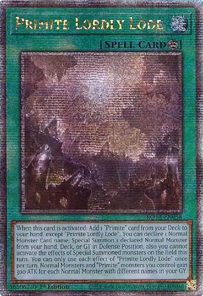 Primite Lordly Lode (Quarter Century Secret Rare) [ROTA-EN058-QCSR]