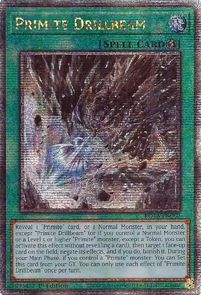Primite Drillbeam (Quarter Century Secret Rare) [ROTA-EN060-QCSR]