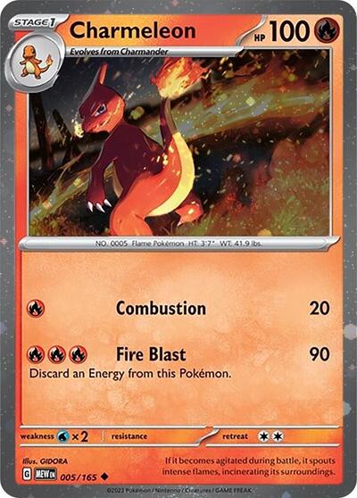 Charmeleon - 005/165 (Promo) [SVP-005-PROMO]