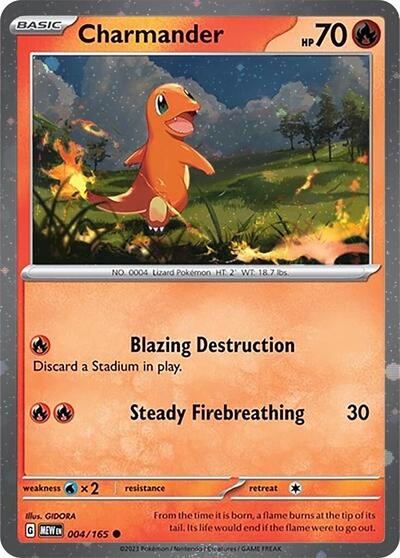 Charmander - 004/165 (Promo) [SVP-004-PROMO]