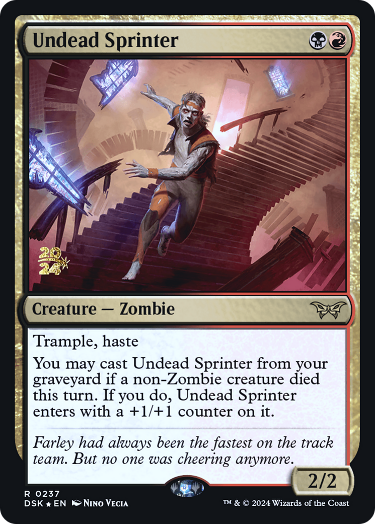Undead Sprinter - Prerelease Promo [PDSK-237s]
