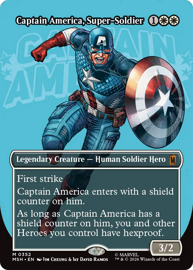 Captain America, Super-Soldier - Borderless [MSH-352]