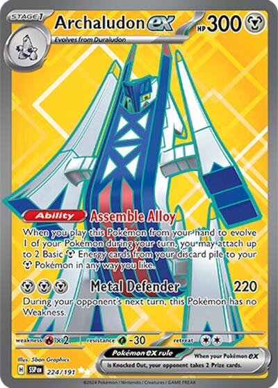 Archaludon ex - 224/191 (Ultra Rare) [SSP-224-UR]