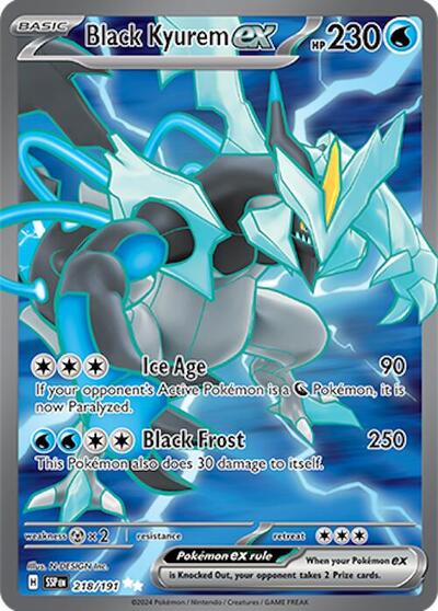 Black Kyurem ex - 218/191 (Ultra Rare) [SSP-218-UR]