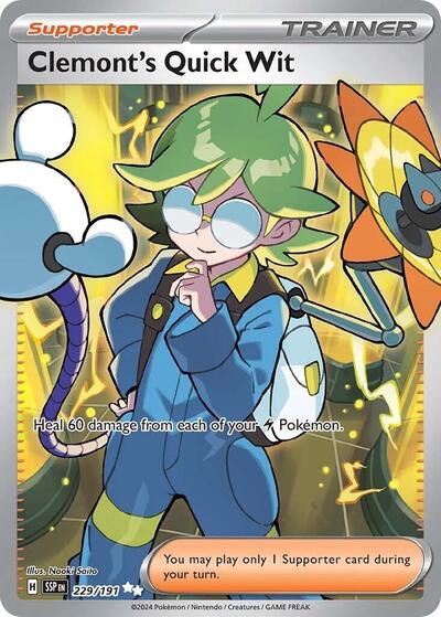 Clemont's Quick Wit - 229/191 (Ultra Rare) [SSP-229-UR]