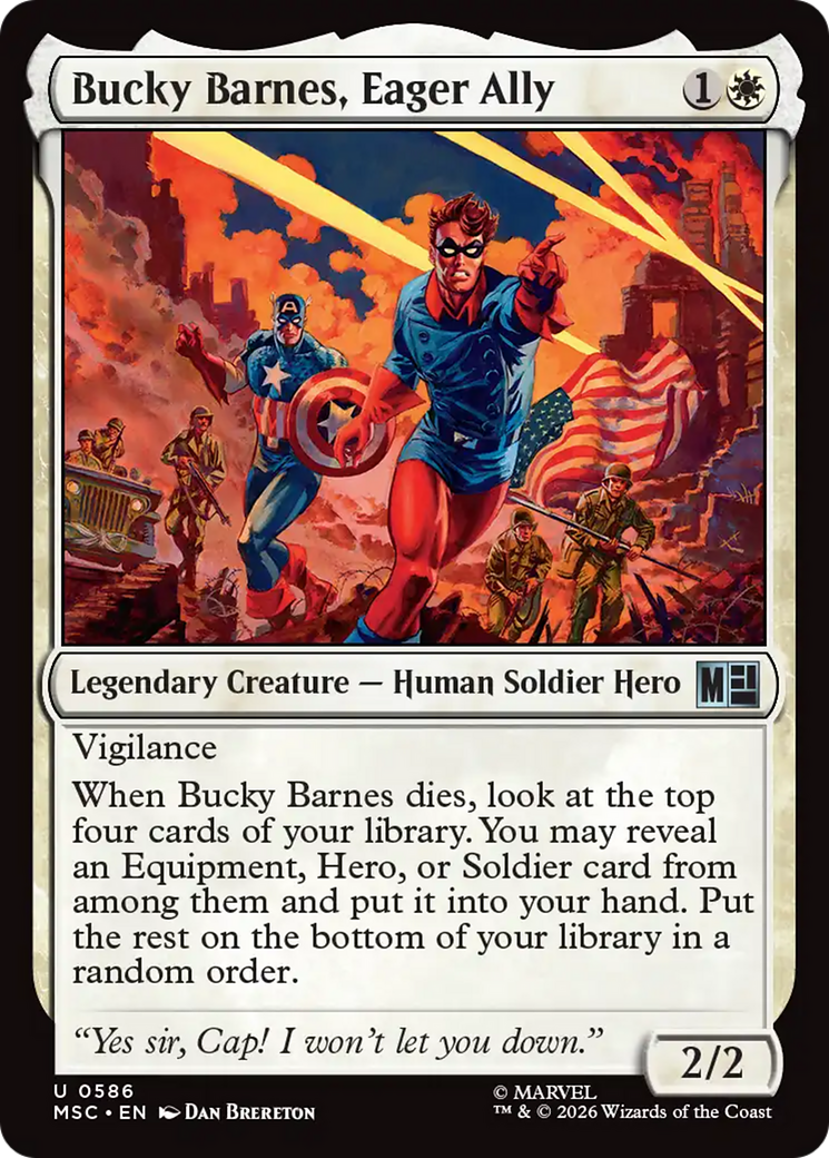 Bucky Barnes, Eager Ally [MSC-586]