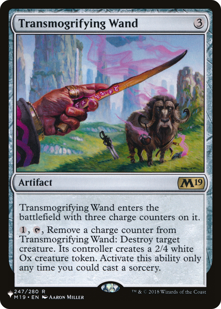 Transmogrifying Wand [PLST-M19-247]