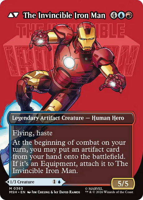 Tony Stark // The Invincible Iron Man - Borderless [MSH-363]