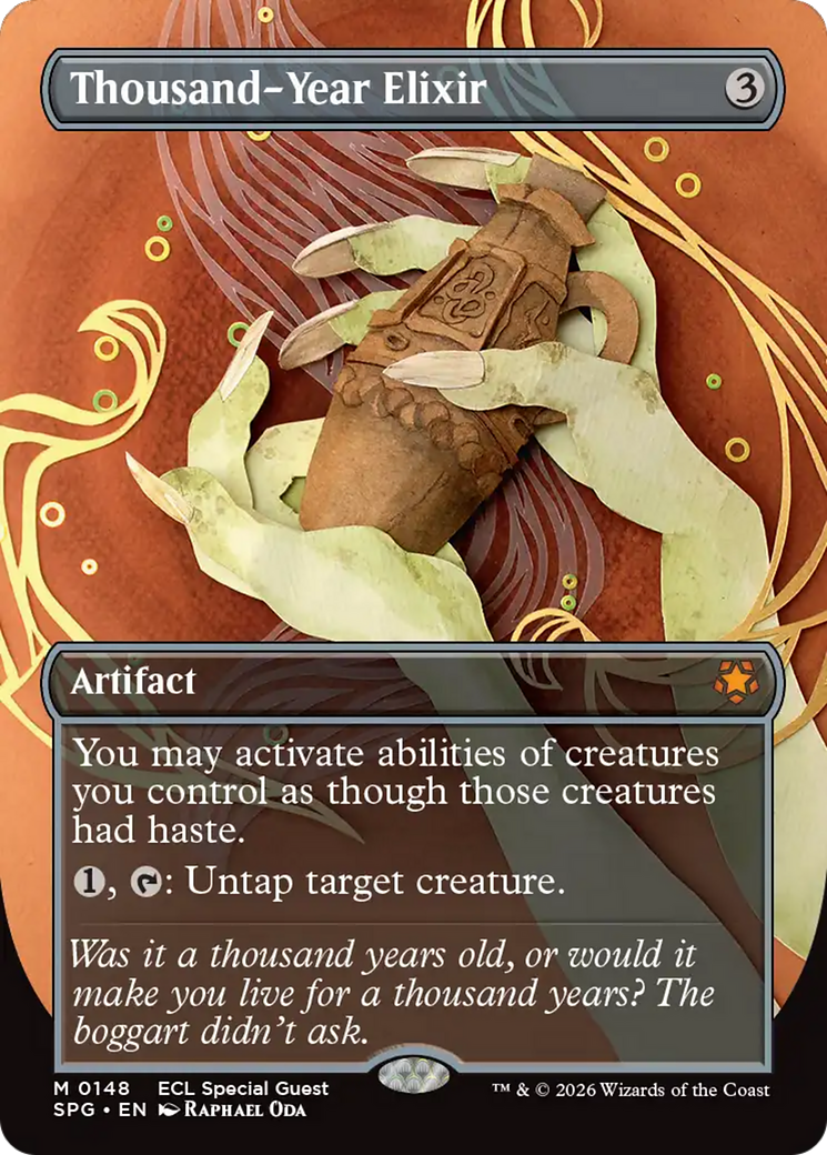 Thousand-Year Elixir - Borderless - Full Art [SPG-148]