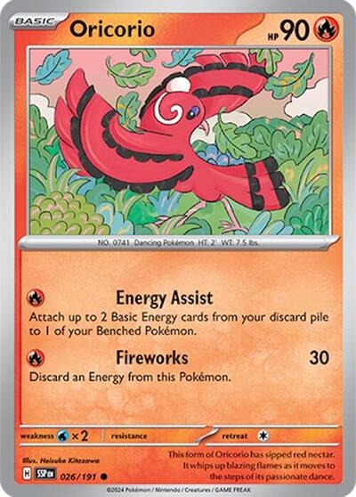 Oricorio - 026/191 (Common) [SSP-026-C]