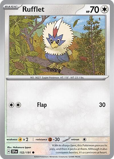 Rufflet - 152/191 (Common) [SSP-152-C]