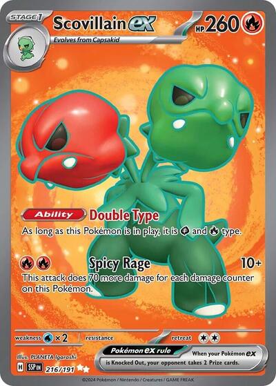 Scovillain ex - 216/191 (Ultra Rare) [SSP-216-UR]