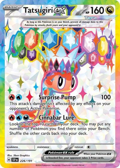 Tatsugiri ex - 226/191 (Ultra Rare) [SSP-226-UR]