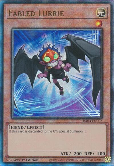 Fabled Lurrie (Prismatic Ultimate Rare) [RA03-EN003-PUR]