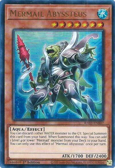 Mermail Abyssteus (Ultra Rare) [RA03-EN007-UR]