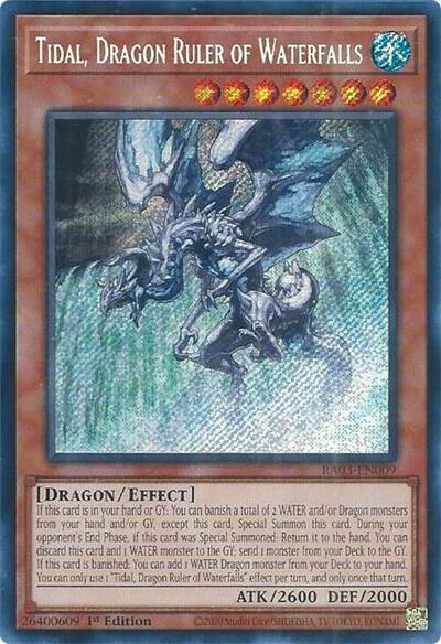 Tidal, Dragon Ruler of Waterfalls (Secret Rare) [RA03-EN009-SeR]