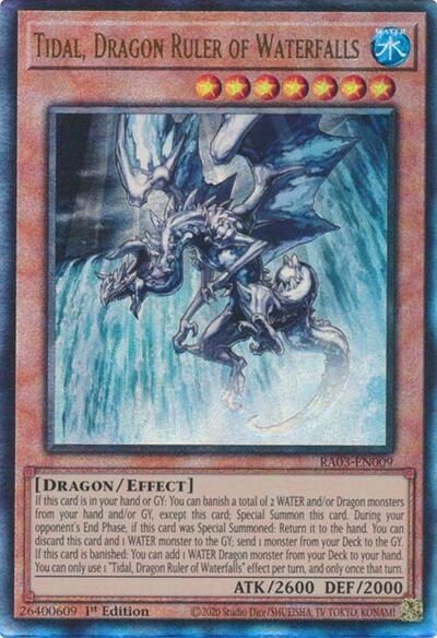 Tidal, Dragon Ruler of Waterfalls (Prismatic Ultimate Rare) [RA03-EN009-PUR]