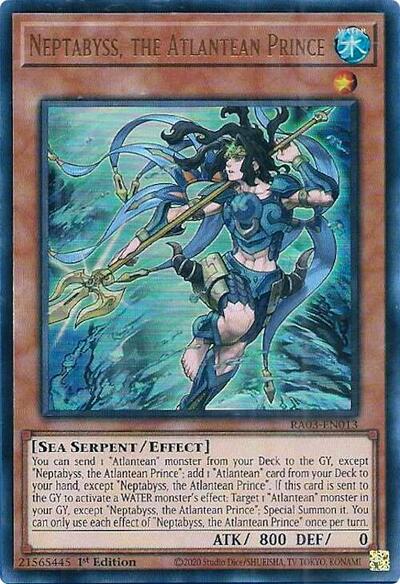 Neptabyss, the Atlantean Prince (Ultra Rare) [RA03-EN013-UR]