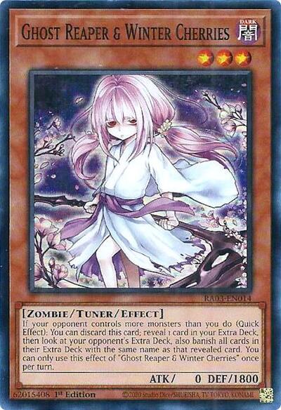 Ghost Reaper & Winter Cherries (Super Rare) (Alternate Art) [RA03-EN014-SuR-ALT]