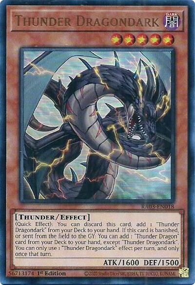 Thunder Dragondark (Ultra Rare) [RA03-EN018-UR]
