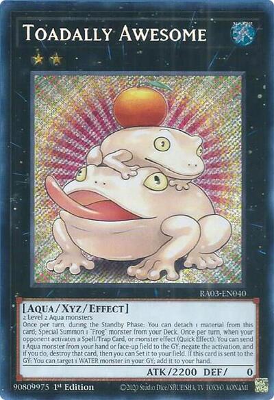 Toadally Awesome (Secret Rare) [RA03-EN040-SeR]