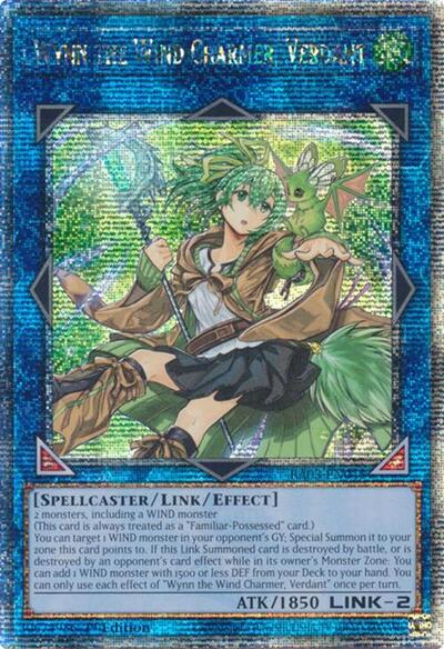 Wynn the Wind Charmer, Verdant (Quarter Century Secret Rare) [RA03-EN045-QCSR]