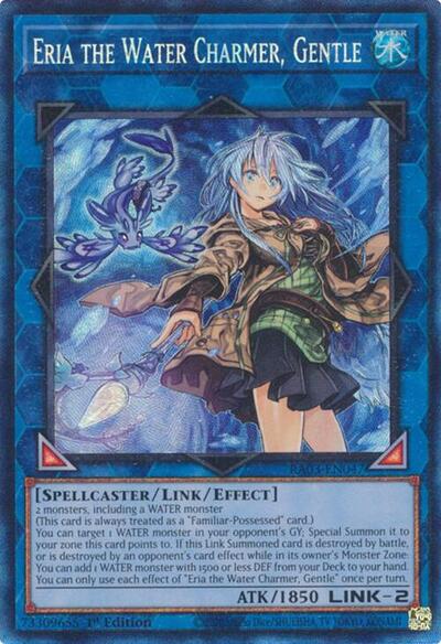 Eria the Water Charmer, Gentle (Prismatic Collector's Rare) [RA03-EN047-PCR]