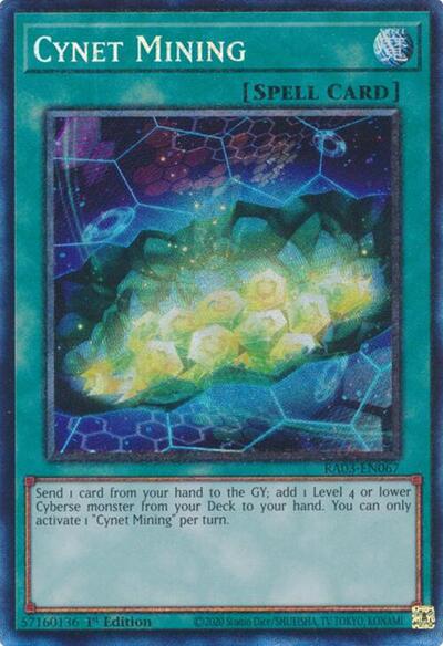 Cynet Mining (Prismatic Collector's Rare) [RA03-EN067-PCR]