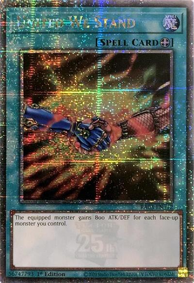 United We Stand (Quarter Century Secret Rare) [RA03-EN112-QCSR]