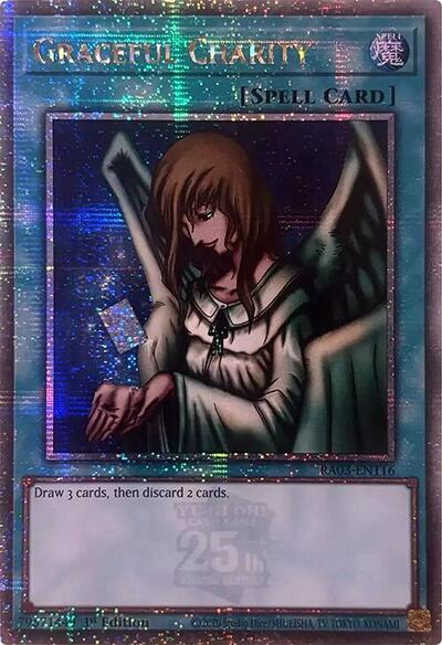 Graceful Charity (Quarter Century Secret Rare) [RA03-EN116-QCSR]