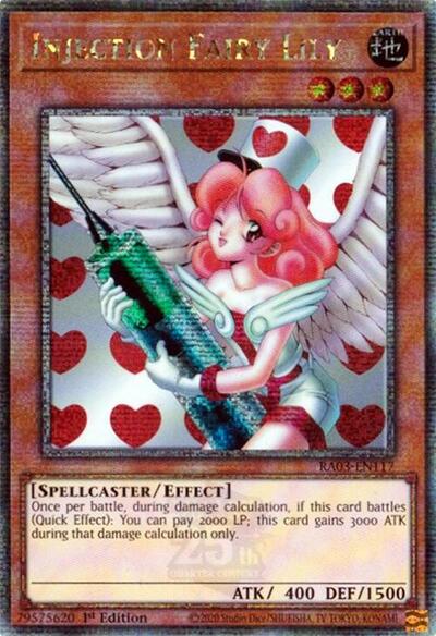 Injection Fairy Lily (Quarter Century Secret Rare) [RA03-EN117-QCSR]