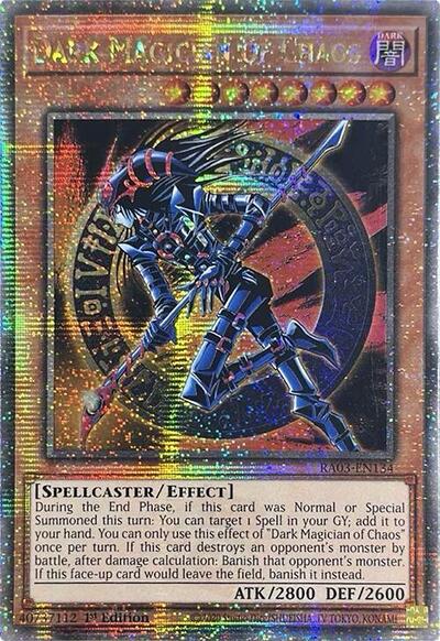 Dark Magician of Chaos (Quarter Century Secret Rare) [RA03-EN134-QCSR]