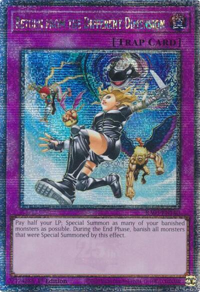 Return from the Different Dimension (Quarter Century Secret Rare) [RA03-EN140-QCSR]