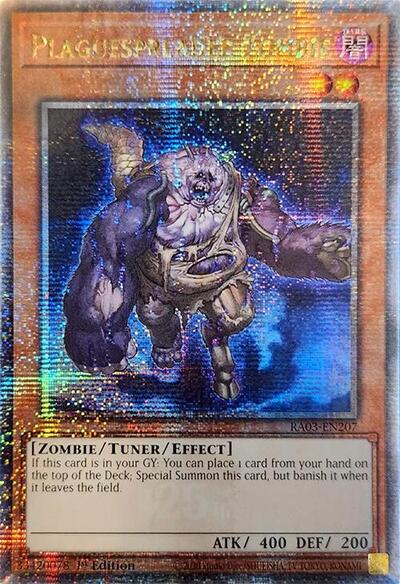 Plaguespreader Zombie (Quarter Century Secret Rare) [RA03-EN207-QCSR]