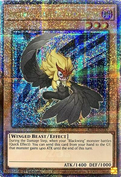 Blackwing - Kalut the Moon Shadow (Quarter Century Secret Rare) [RA03-EN217-QCSR]