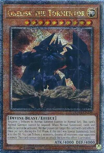 Obelisk the Tormentor (Quarter Century Secret Rare) [RA03-EN230-QCSR]