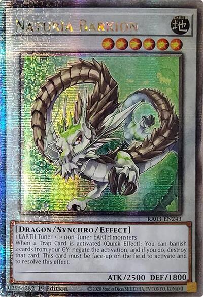 Naturia Barkion (Quarter Century Secret Rare) [RA03-EN243-QCSR]