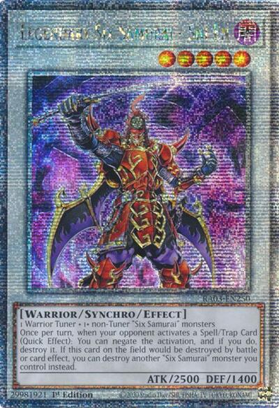 Legendary Six Samurai - Shi En (Quarter Century Secret Rare) [RA03-EN250-QCSR]