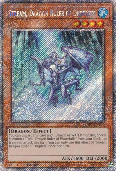 Stream, Dragon Ruler of Droplets (Platinum Secret Rare) [RA03-EN255-PlSR]