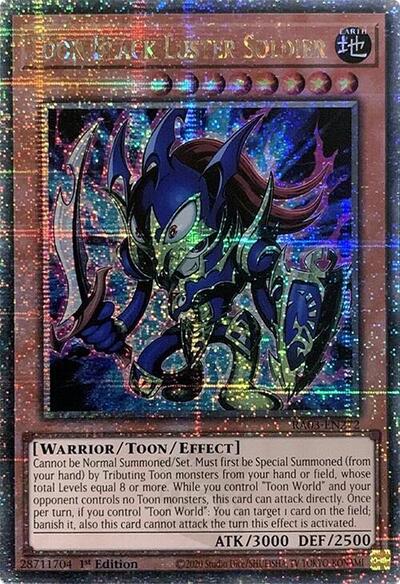 Toon Black Luster Soldier (Quarter Century Secret Rare) [RA03-EN272-QCSR]