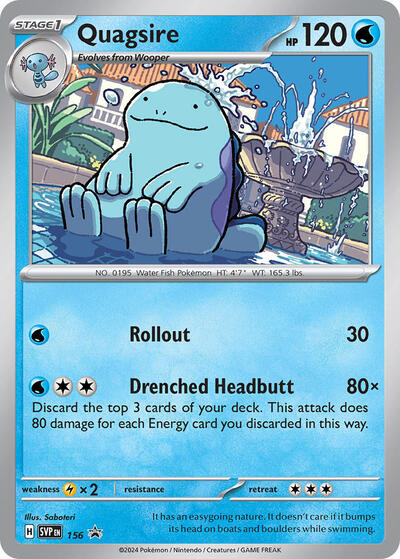 Quagsire - 156 (Promo) [SVP-156-PROMO]