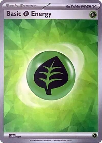 Basic Grass Energy (Cracked Ice Holo) - 009 (Common) [SCR-009-C]