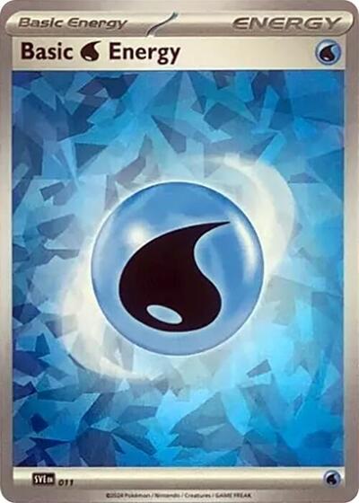 Basic Water Energy (Cracked Ice Holo) - 011 (Common) [SCR-011-C]