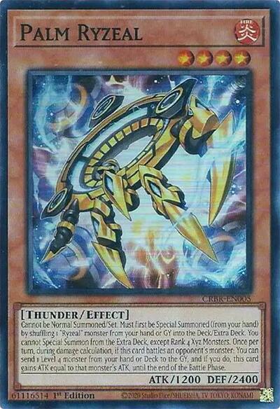 Palm Ryzeal (Super Rare) [CRBR-EN005-SuR]