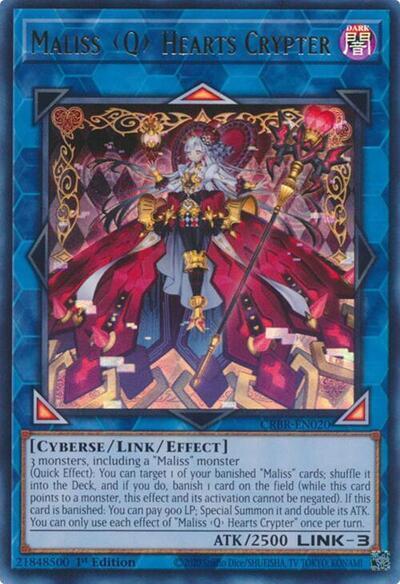 Maliss Q Hearts Crypter (Ultra Rare) [CRBR-EN020-UR]
