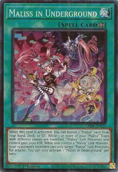 Maliss in Underground (Collector's Rare) [CRBR-EN021-CR]