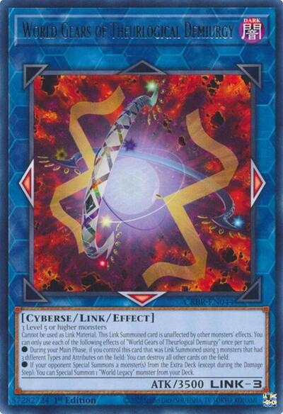 World Gears of Theurlogical Demiurgy (Rare) [CRBR-EN044-R]
